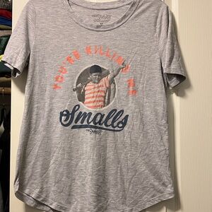 Newly added 💕Gray Graphic Tee with 'You're Killing Me Smalls' Design